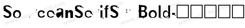 SourceanSerifSC Bold字体转换